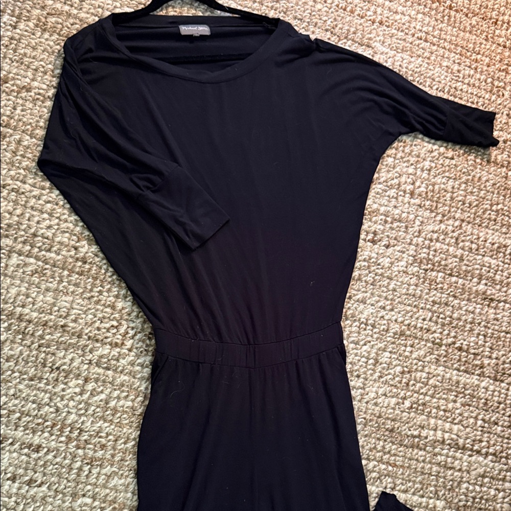 Black Women's Waist-Defined Dress